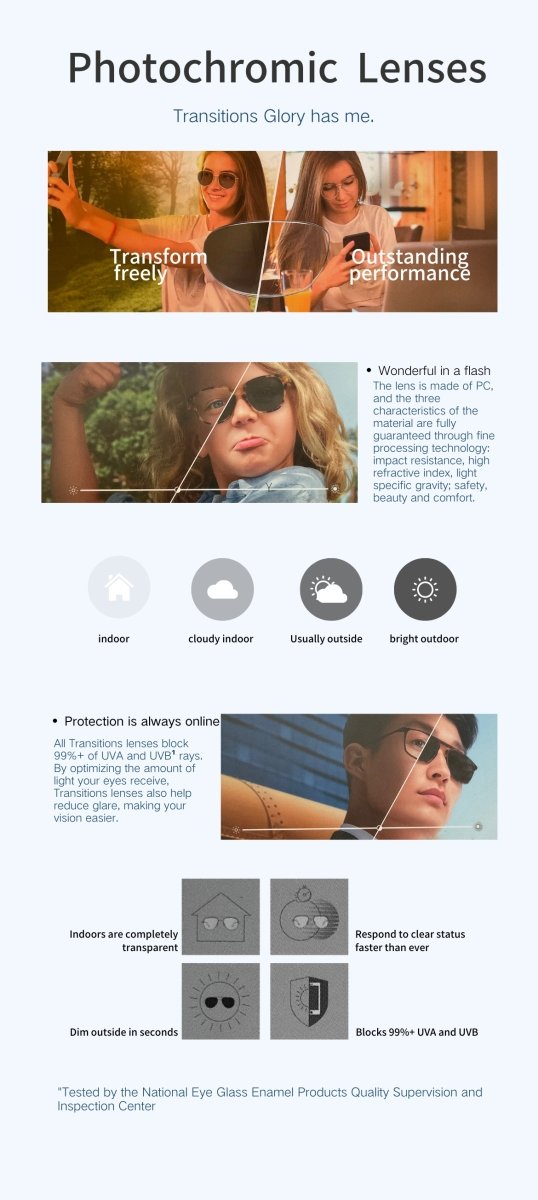 Photochromic Lenses - OPTICAL 5