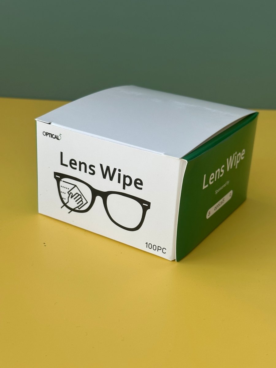 Pre-moistened lens wipes - OPTICAL 5Lens wipes